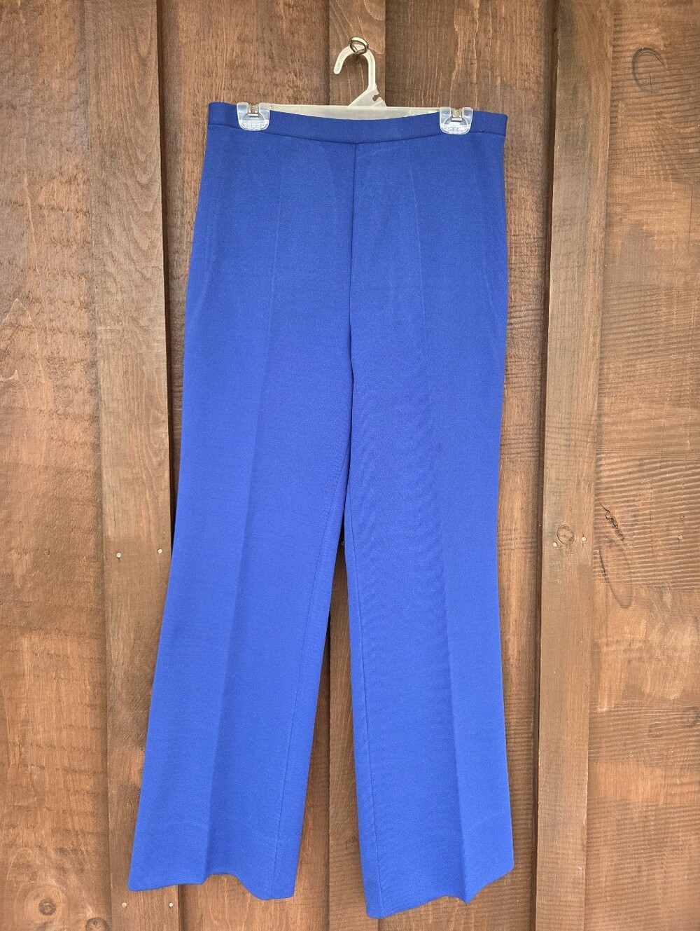 70s ACT III Royal Blue Poly Knit Pants